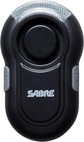Sabre 2-in-1 Clip-On Personal Alarm with LED Safety Light, 120dB Alarm, Audible Up to 1,300-Feet (395-Meters