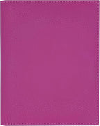 Hot Pink RFID Genuine Leather Passport Wallet