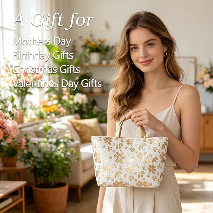 Gifts for Women, Mothers Day Gifts for Mom - 6Pcs Rose Bath and Body Gift Set Spa Gift Sets for Women Gift for Sisters with Travel Bag | Perfect Christmas, Birthday, Valentines Day Gift for Her