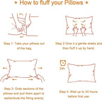 NTBAY Toddler Pillows, Down Alternative 13"x18" Pillows, Machine Washable - Soft and Breathable Travel Small Pillows for Sleeping, Ideal for Daycare, Crib, Cot, Dark Brown