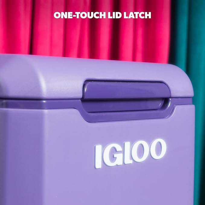 Igloo Tag Along Too Coolers | Insulated Hard Shell Picnic Style Cooler | Rolling Ice Chest
