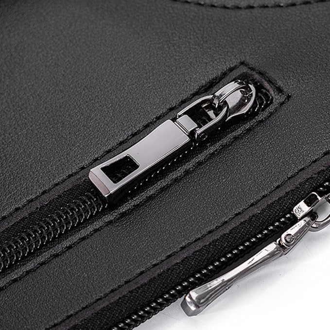Leather Shoulder Armor Hidden Underarm Strap Wallet Adjustable Anti Pickpocket Accessories with Double Bag for Men, Women Leather Armor (pink)
