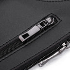 Leather Shoulder Armor Hidden Underarm Strap Wallet Adjustable Anti Pickpocket Accessories with Double Bag for Men, Women Leather Armor (pink)