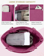Gonex Yoga Mat Bag, Yoga Gym Bag Tote Bag with Multi Pockets For Women Men, Canvas Yoga Mat Carrier Take in Out Mat Easily For Pilates Travel Workout Office