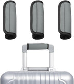 uxcell 3 Pcs Luggage Handle Wrap for Suitcase, Neoprene Handbag Grip Cover Protector Luggage Identifiers Suitcase Handle Wraps for Luggage Shopping Bag Travel Bags, Silver