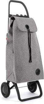 ROLSER I-Max Tweed 2 Wheel Foldable Shopping Trolley - Gray