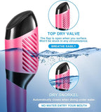 Aegend Snorkeling Gear for Adults Youth Kids, Snorkel Mask with Top Dry Valve - Panoramic View Anti-Leak and Anti-Fog with Mesh Bag for Snorkeling, Scuba Diving, Freediving & Swimming