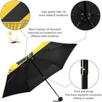 Cowboy Boots Pattern Umbrellas for Rain Windproof Small Folding Compact Mini Travel Umbrella for Purse Lightweight Portable Pocket for Women