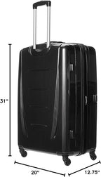 Samsonite Winfield 2 Hardside Expandable Luggage with Spinner Wheels, Brushed Anthracite, Checked-Large 28-Inch