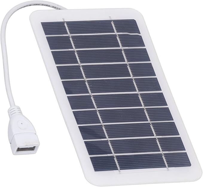 SUNGOOYUE Solar Panel, Portable Small and Lightweight Outdoor Solar Panel Charger for Camera Cell Phone Mobile Power Pack 2W 5V