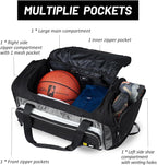 MIER Large Gym Bag for Men Sports Duffle Bag with Shoe Compartment 60L Lightweight Duffel Bags for Workout Fitness Travel