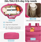 Puffer Tote Bag with Pouch,Women's Lightweight Quilted Shoulder Bag,15.6"/17.3" Laptop Travel Weekender for Work & Nurses