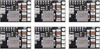 DROK DC Buck Converter, 6pcs Mini Voltage Regulator DC 4.5-20V 12V 9V Step Down to 5V Reducer Board 3A 10W Fixed Adjustable Volt Output Step-Down Transformer Power Supply Stabilizer Module