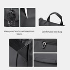 Water-Resistant Messenger Bag for Men & Women, Lightweight Crossbody Laptop Briefcase for Commute, 13 inch Laptops, Durable Shoulder Bag with Adjustable Strap