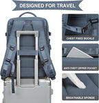 WONHOX Large Travel Backpack Carry on Flight Approved Laptop Work Business Backpack for Women Men Mochila de Viaje