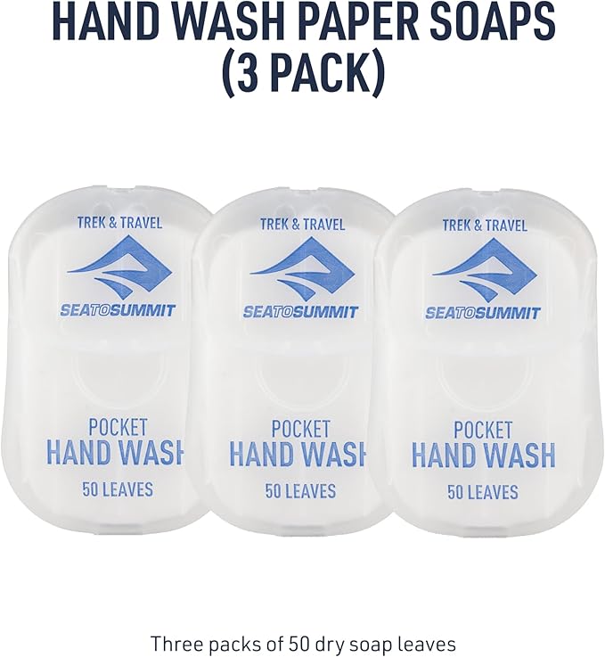 Sea to Summit Trek and Travel Pocket Hand Wash, 3-Pack
