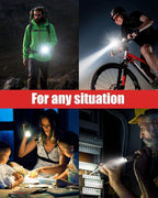 Victoper LED Flashlight 6 Pack, Bright 2000 Lumens Tactical Flashlights High Lumens with 5 Modes, Waterproof Focus Zoom Flash Light, Portable Flashlight for Camping Hiking Outdoor Home Emergency