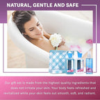Bath and Body Gift Set for Women & Girls, City of Love Spa Set, Personal Self Care Travel Kit, 3PCS Set with Shower Gel, Body Lotion, Body Mist - Mother's Day Birthday Gifts for Her