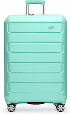 Traveler's Choice Pagosa Hardshell Expandable Luggage with Spinner Wheels, Mint, 30-Inch Large