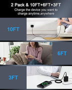 Haoano iPhone 17e 17 Carplay Charger Cable Fast Charging, USBC to USBC Cable for iPhone 17 Pro Max 16 16e 15 Plus, C to C Cord Auto Car Play Charger Android Power USB-C Wire 6 Ft