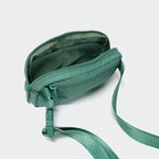 Pander Two Way Zipper Fanny Pack Nylon Everywhere Belt Bag for Women, Water Repellent Waist Packs, Crossbody Bags with Adjustable Strap (Eucalyptus Green)