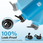 DYSANKY Insulated Water Bottle | Thickened Stainless Steel Vacuum Metal | Portable Sports Half Gallon Large Water Jug for Gym and Hiking with Straw, Carrier Bag, Handle Strap | BPA-Free 64 oz