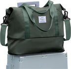Travel Duffel Bag, Sports Tote Gym Bag, Shoulder Weekender Overnight Bag for Women