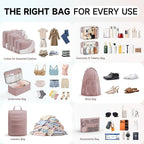 11 Set Packing Cubes for Travel, Gifts for Women Mom,Anti-Tearing Suitcase Organizer,OlarHike Vacation Essentials & Accessories for Cruise Ship