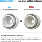 YUWAKAYI [3 Pairs] Replacement Ear Tips for AirPods Pro & Pro 2 with Noise Reduction Hole, Silicone Ear Tips for AirPods Pro with Portable Storage Box and Fit in The Charging Case (X-Small, White)