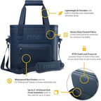 RTIC Ultra-Tough Soft Cooler Pro, Insulated, Waterproof, Leak Proof, Portable Floating Bag for Beverage, Drink, Lunch, Outdoor, Beach, Car, Camping, Picnic, Fishing, Boat