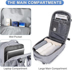 coofay Personal Item Travel Backpack For Women Men Airline Approved Carry On Backpack Flight Approved Waterproof Sports Luggage Backpack Casual Daypack Small Hiking Backpack