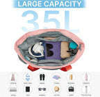 G4Free Beach Bag,Waterproof Beach Tote Pool Bags for Women,Compatible with Cup,Foldable for Weekender Travel