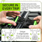 Untethered Luggage Straps | TSA-Approved Suitcase Belts with Heavy-Duty Buckles. Secure Adjustable Travel Accessories for Checked Bags. 4-Pack