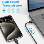 iPhone 17 16 15 Charger Fast Charging 10FT - 20W USB C Charger Block with 10FT Type C to C Cable Compatible with iPhone 17/17 Pro/17 Pro Max/Air/16/16e/15, iPad Pro, iPad Air (Black)