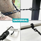 Retractable Portable Clothesline for Travel and Home, Tri-Braided Cord Clothes Line with 10 Windproof Clothes Clips, for Indoor Laundry Drying line,Outdoor Camping Hanger Accessories