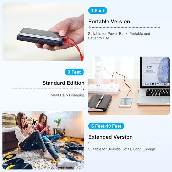 2 Pack [ Apple MFi Certified ]iPhone Charger 6ft,Long Lightning to USB Cable 6 Feet,Fast Apple Charging Cable Cord 6 Foot for iPhone 14/14 Max/13Pro Max/12Mini/11Pro/11/XS/XR/8/7/6s/iPad,Air Original