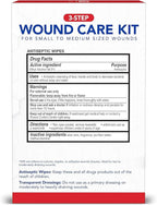 All Health Wound Care Kit & First Aid Supplies, 40 Piece | for Small to Medium Sized Wounds, Professional Use for Car, Home, Camping, Hiking and More