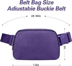 JSJ Mini Fanny Pack for Women & Men,Valentines Day Gifts for Girls Teens Kids Daughter Sister Her,Trendy Stuff Crossbody Bags Cute Everywhere Belt Bags. (Purple)