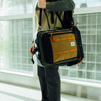 Topo Designs Global Travel Bag 30-40 Liter - Carry-on Compliant Versatile Pack, 3 Carry Options, External Laptop Sleeve (30L, Olive/Dark Khaki)