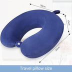 Travel Pillow Neck Pillow for Airplanes Memory Foam Neck Pillow for Traveling, Car, Home, Flight Portable Pillow for Sleeping Provide Head Neck Support Rest