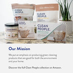 The Clean People Laundry Detergent Sheets - Laundry Soap - Ultra Concentrated, Recyclable Packaging, Stain Fighting - Sweet Petals & Vanilla, 96 Pack
