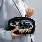 Racing Car Print Electronic Organizer Travel Organizer Bag Electronics Accessories Cases Storage Bag Waterproof for Cable USB SD Card Power Bank Earphone