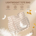 Corduroy Tote Bag for Women,Large Capacity Cute Tote Bags With 6 Pockets,Crossbody Shoulder Handbag for Work Travel Gym
