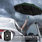 Yoobure Windproof Travel Umbrella - Automatic Umbrellas for Rain, Compact Folding Umbrella with UV Protection, Lightweight Portable Design for Backpack/Walking/Car, Sun & Storm Ready