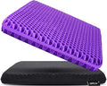 Gel Seat Cushion - Enhanced Double Thick Egg Seat Cushion with Non-Slip Cover - Office Chair Car Seat Cushion - Sciatica & Back Pain Relief - Perfect for Office Chair Car Wheelchair Travel