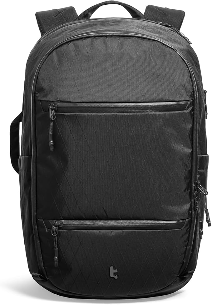 tomtoc Laptop Backpack 26L X-Pac, Large Business Work Bag Fits 15.6-16 Inch Laptop, Water-Resistant Durable Computer Travel Backpack for Business Trip, Weekend Getaway