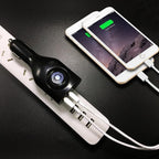 NDLBS Car Charger,Dual USB Wall Charger and Car Charger with Travel Adapter Foldable Plug Home for iPhone X Xs MAX 6 7 8 Plus, iPad mini Air Pro, S10 9 8 7 Plus, LG Google one Plus 6 Phone