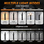 Cordless Camping Lights, Rechargeable Camping Lantern with Storage Bag, Waterproof LED Camping Lamp with Magnetic, Portable Outdoor Tent Light for Camping, Hiking, Emergency, Fishing