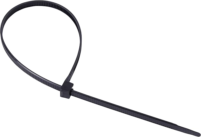 Gardner Bender 45-315UVB Heavy-Duty Cable Ties, 14 inch, 75 lb tensile, Electrical Wire and Cord Management, Nylon Zip Tie, 8 pk, UV Resistant Black