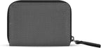 Sherpani Barcelona AT, Small Nylon Bifold Zipper Pocket Wallet, Travel Bag for Men Women, RFID Protection, Unisex Travel Gift (Granite)